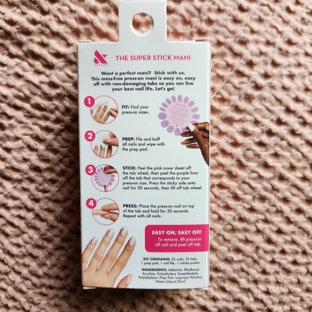 NEW Olive & June Press on Nails - All Manis on Deck - Medium Oval - Picture 3 of 5